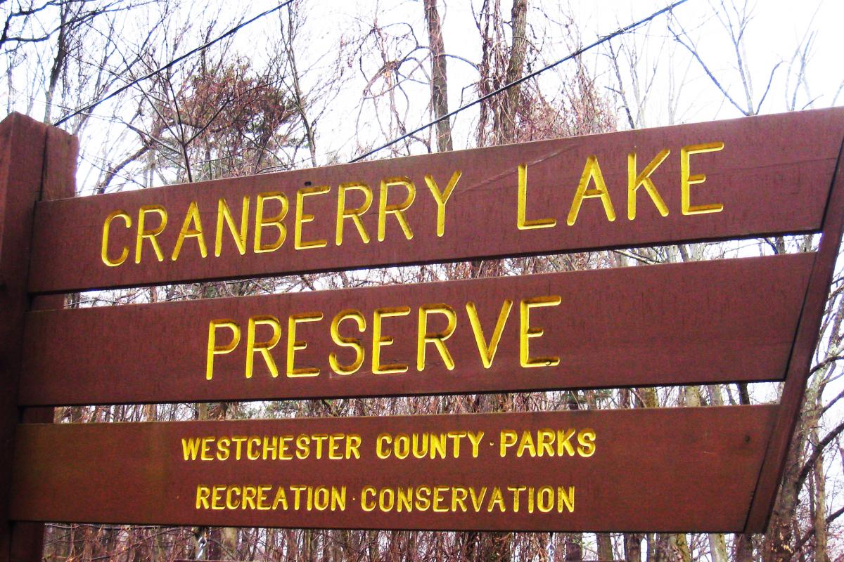 Cranberry Lake Preserve Sign