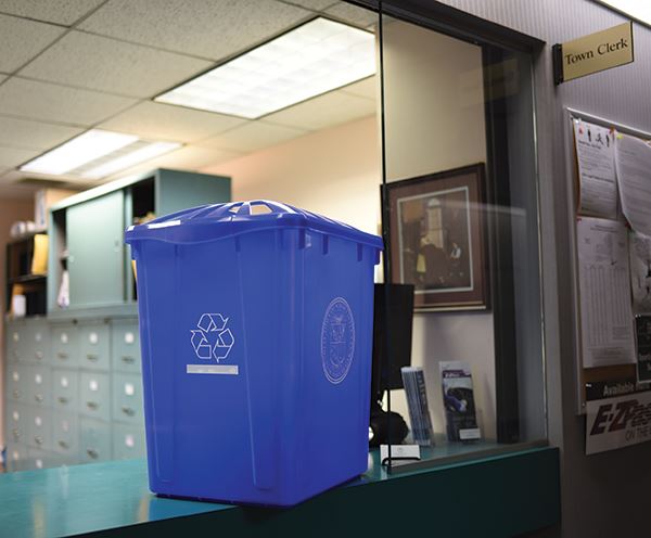 Town Clerk Recycle Bin