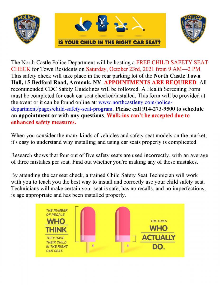 Child Safety Seat Check 10/23 9-2