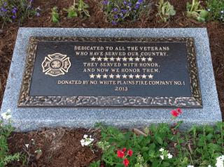 Veterans Memorial donated by NWP Fire Dept, Joseph Miller Park, N Broadway Reservoir Road